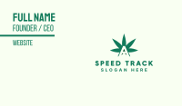 Green Cannabis A Business Card
