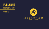 Yellow Racing RA Business Card