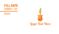 Orange Juice Music Business Card