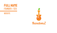 Orange Juice Music Business Card
