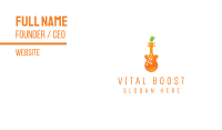 Orange Juice Music Business Card Image Preview