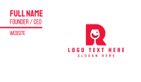 Red Business Card example 3