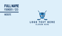 Ice Hockey Team  Business Card Design