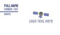 Space Wallet Satellite Business Card Design