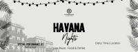 Havana Nights Facebook Cover Image Preview