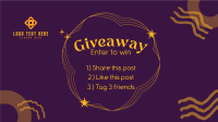 Abstract Giveaway Rules Facebook Event Cover