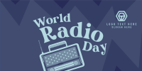 Radio Day Celebration Twitter Post Design