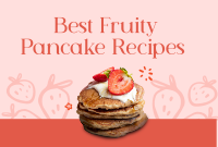 Strawberry Pancakes Pinterest Cover Image Preview