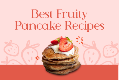 Strawberry Pancakes Pinterest Cover Image Preview