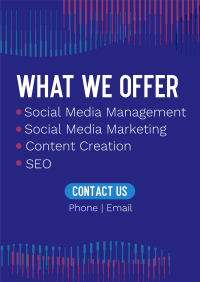 What We Offer Flyer