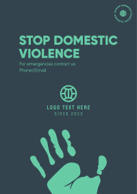 Stop Domestic Violence Poster