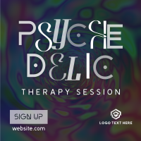 Psychedelic Therapy Session Linkedin Post