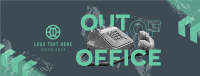 Grungy Out Of Office Facebook Cover Design