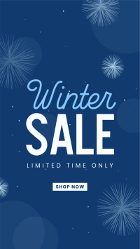 Winter Wonderland Sale Facebook Story