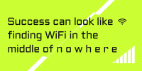 WIFI Motivational Quote Twitter Post