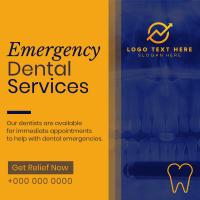 Corporate Emergency Dental Service Linkedin Post