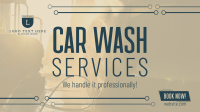 Car Wash Services Animation
