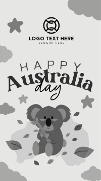 Koala Australia Day TikTok Video Design