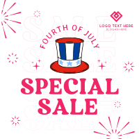 Quirky 4th of July Special Sale Instagram Post