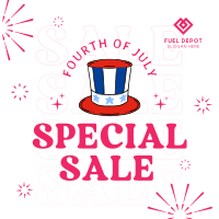 Quirky 4th of July Special Sale Instagram Post Image Preview