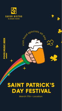 Saint Patrick's Fest Facebook Story