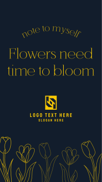 Flowers Need Time Instagram Story