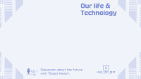 Life & Technology Podcast Zoom Background