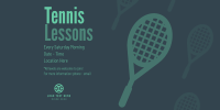 Tennis Lesson Twitter Post