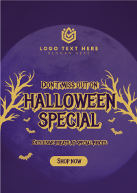 Halloween Special Sale Poster