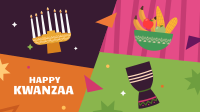 Multicolor Kwanzaa Zoom Background