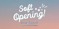 Soft Opening Launch Cute Twitter Post