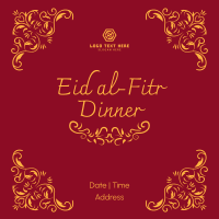 Fancy Eid Dinner Instagram Post