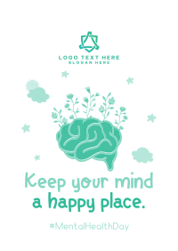 Grow Positive Thoughts Poster