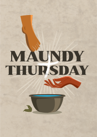 Maundy Thursday Cleansing Poster