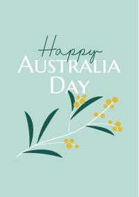 Golden Wattle  for Aussie Day Flyer