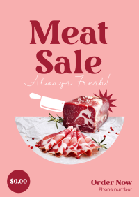 Local Meat Store Poster