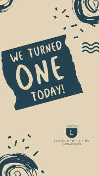 We Turned 1 Today Facebook Story