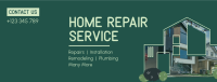 Home Repair Service Facebook Cover Design