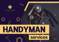 Handyman Professional Services Postcard