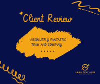 Client Review Facebook Post