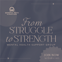 Strength Mental Health Linkedin Post Image Preview