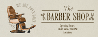 Editorial Barber Shop Facebook Cover