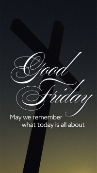 Good Friday Crucifix Greeting Instagram Reel