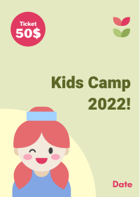 Cute Kids Camp Flyer