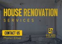 House Renovation Postcard