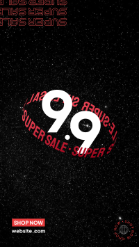 9.9 Super Sale Facebook Story