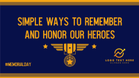 Honoring Our Heroes YouTube Video