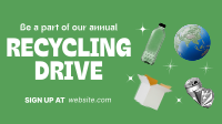 Eco Recycling Drive Animation