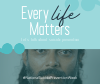 Simple Suicide Prevention Campaign Facebook Post