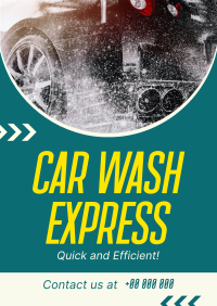 Car Wash Express Flyer